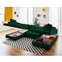 Voir la diapositive 3 : LISA DESIGN Merida - canapé panoramique en u - 7 places - convertible avec coffres et têtières réglables - en velours
