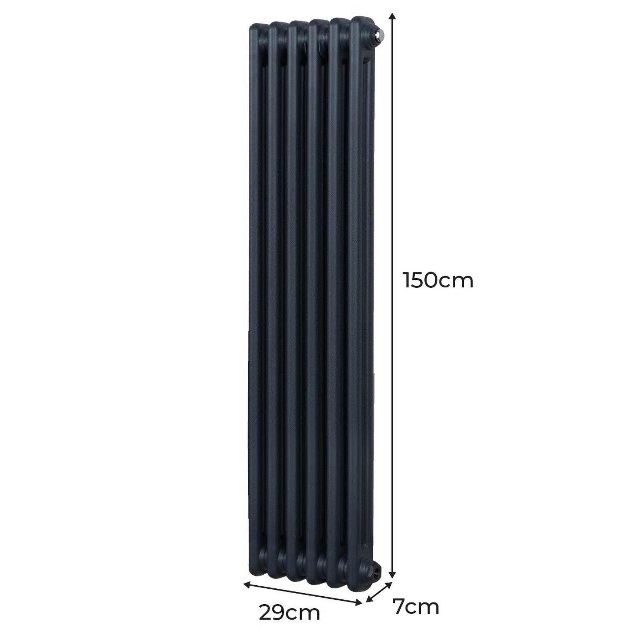 Voir la diapositive 5 : MONSTERSHOP Radiateur traditionnel à 2 colonnes – 1500 x 292 mm