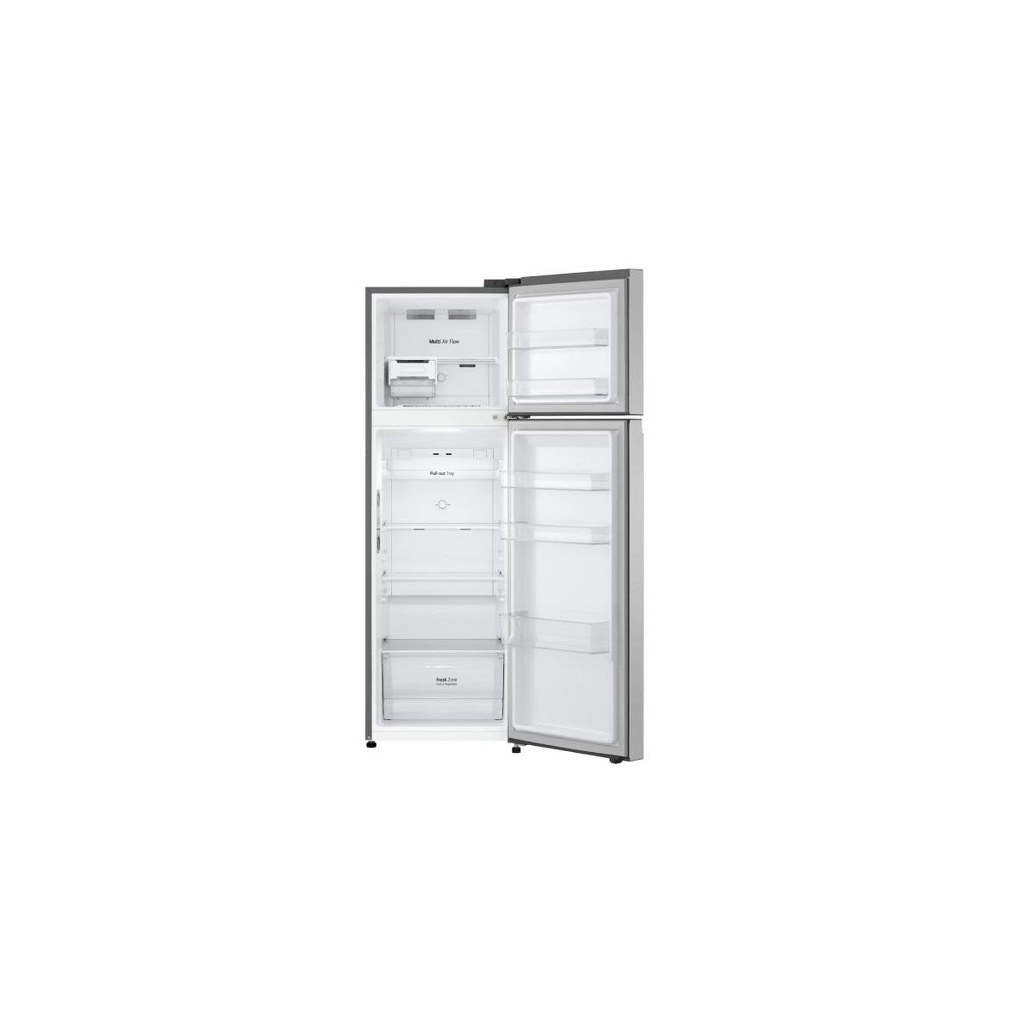Voir la diapositive 3 : LG Réfrigérateur combiné 55.5cm 266l nofrost silver - gtbv20pygkd