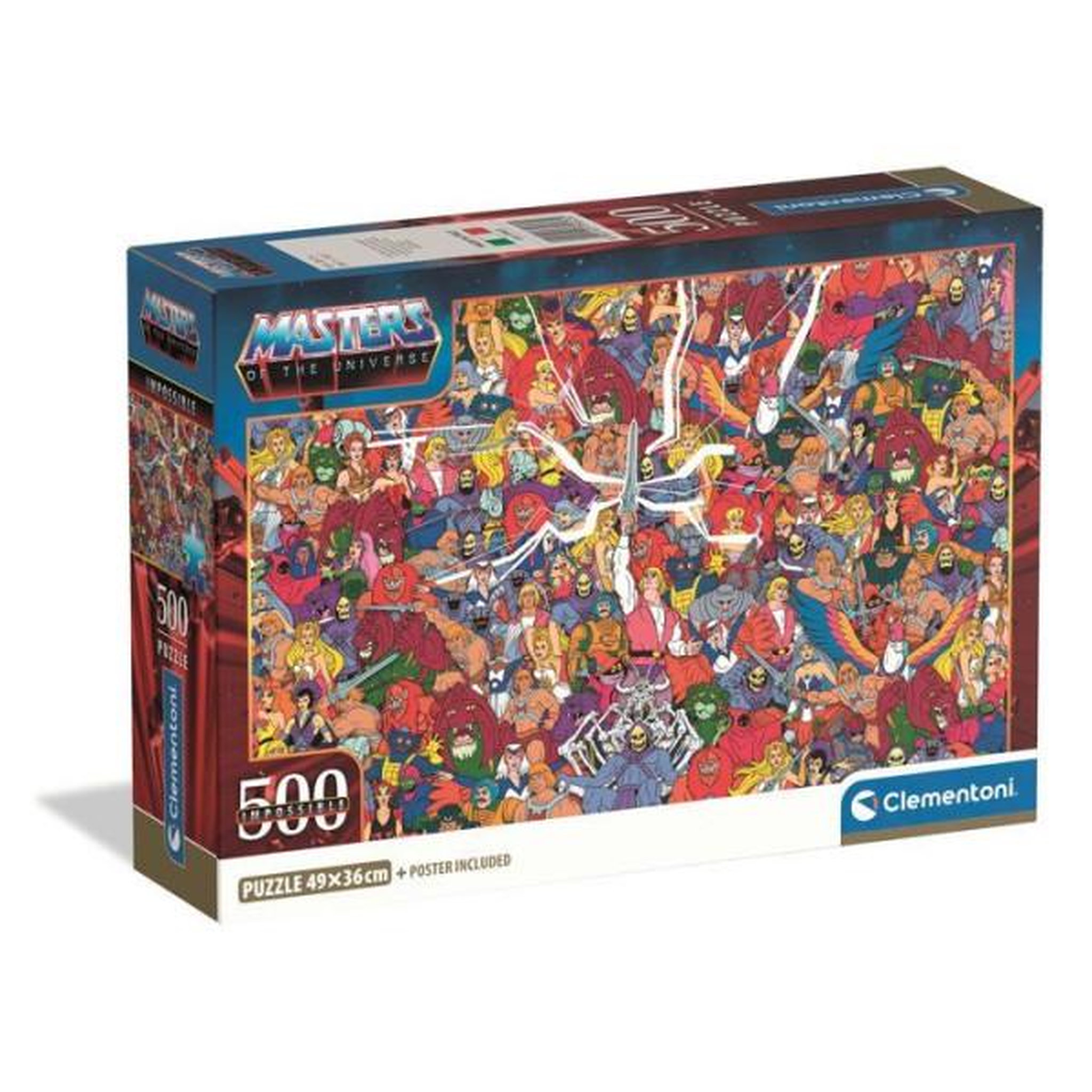 Voir la diapositive 1 : CLEMENTONI Puzzle 500 pieces - Impossible Masters of the Universe Movie