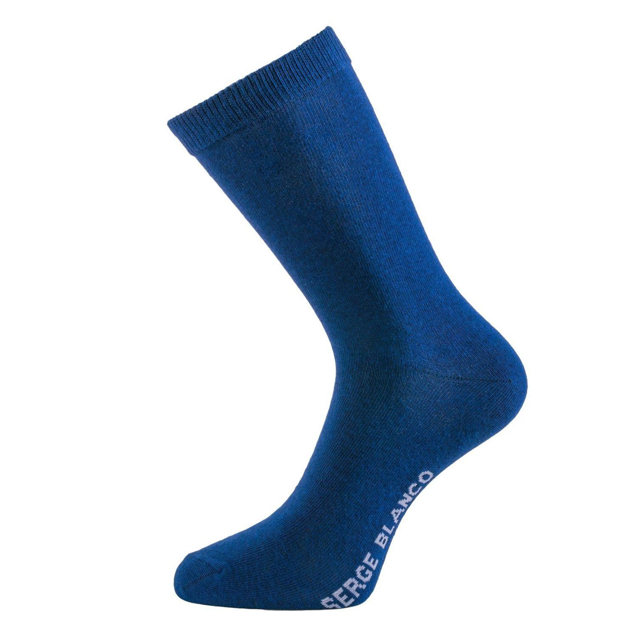 Voir la diapositive 4 : SERGE BLANCO Lot de 10 paires de chaussettes de ville serge blanco
