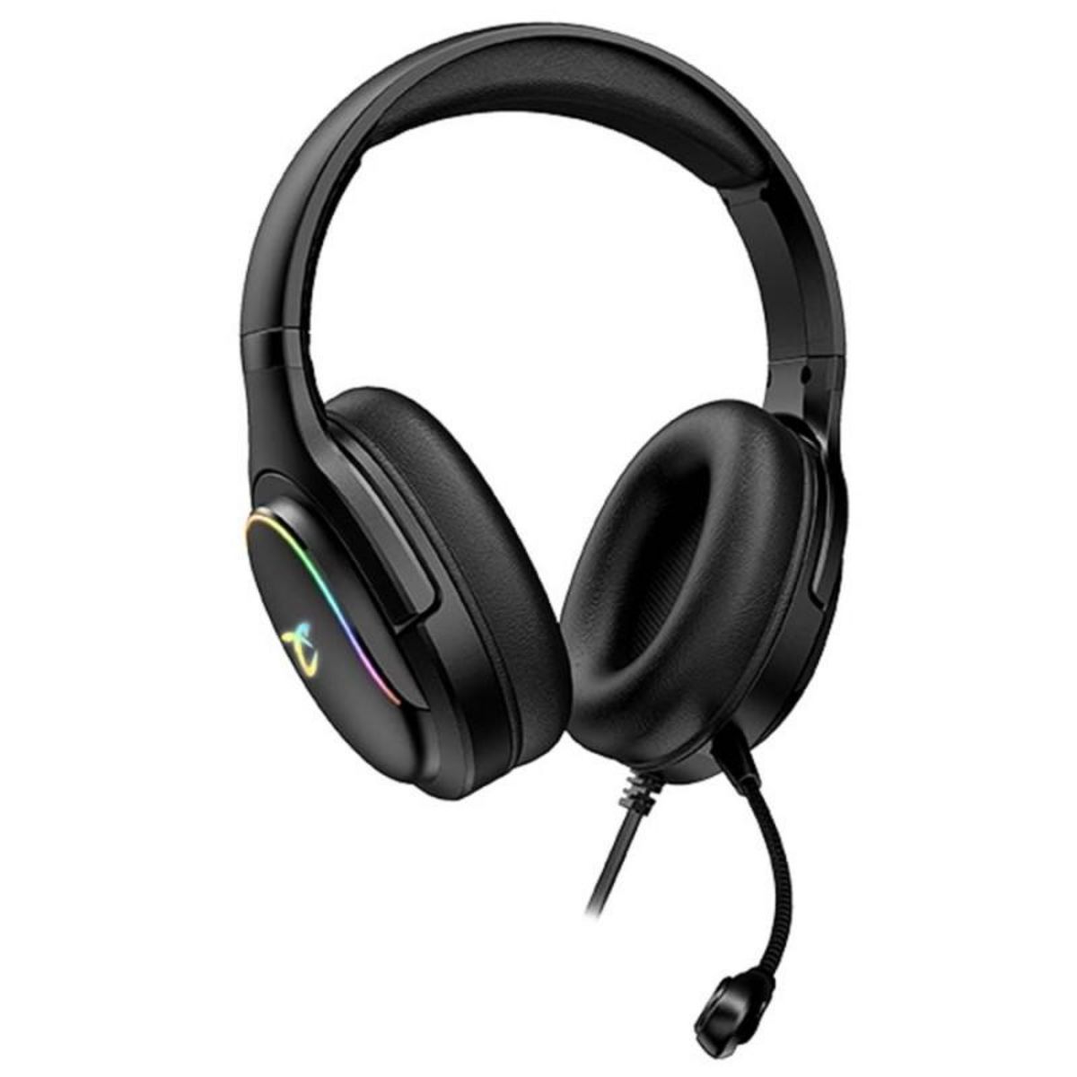 Subsonic Spectra casque gaming pour PS5 PS4 PC Xbox, HP 40 mm, micro inclinable, réglage volume, noir