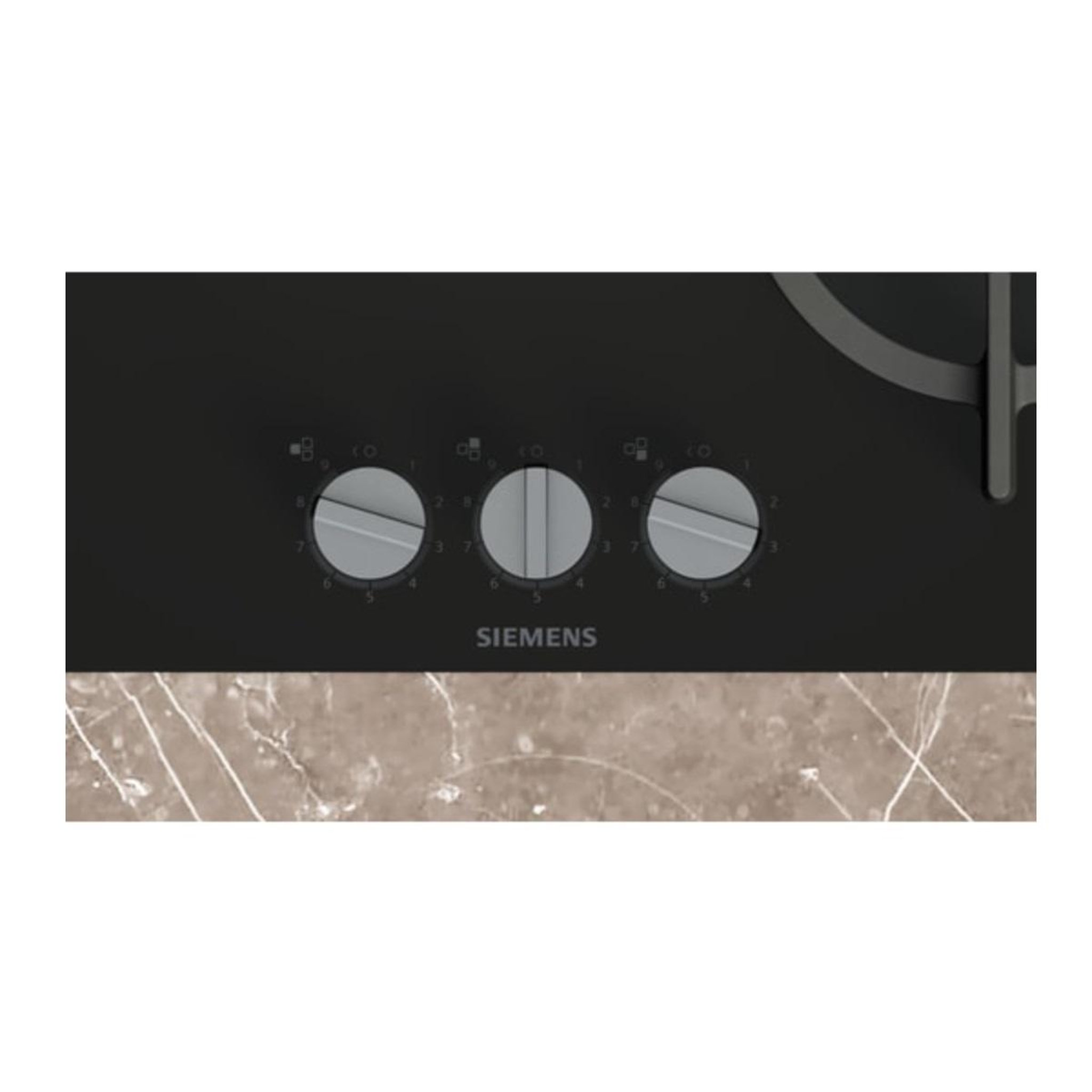 Voir la diapositive 3 : Siemens Table de cuisson gaz 60cm 3 feux 8000w - EP6A6CI10