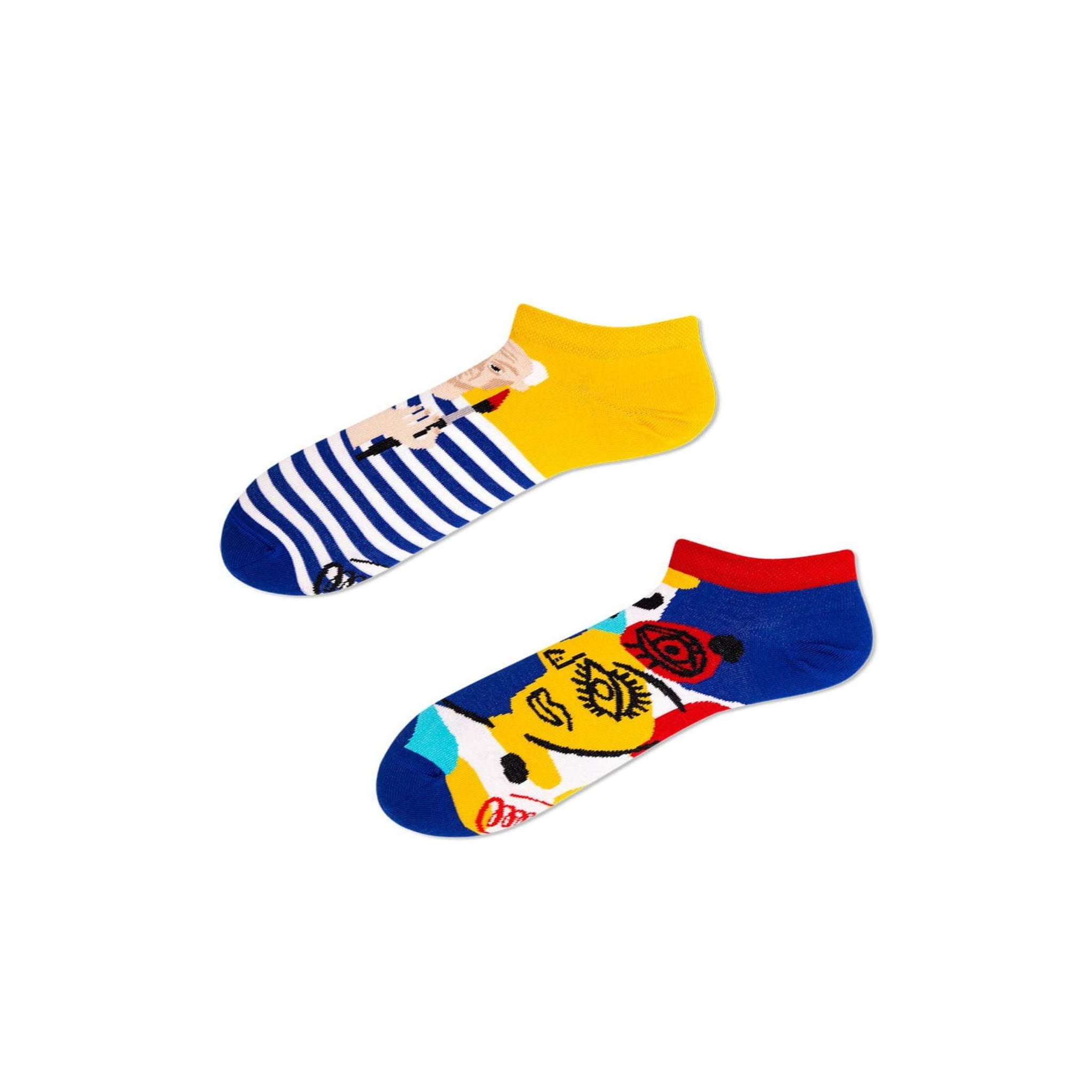 MANY MORNINGS Socquettes picassocks. Coloris disponibles : Bleu
