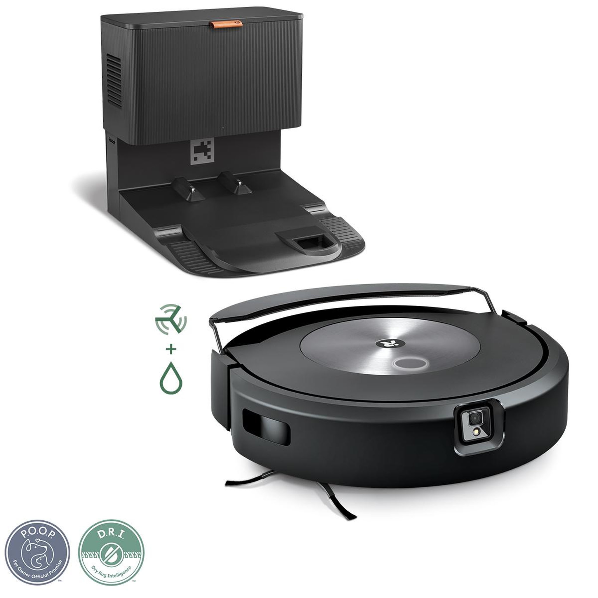 Voir la diapositive 1 : IROBOT Aspirateur/laveur robot connecté - c755840