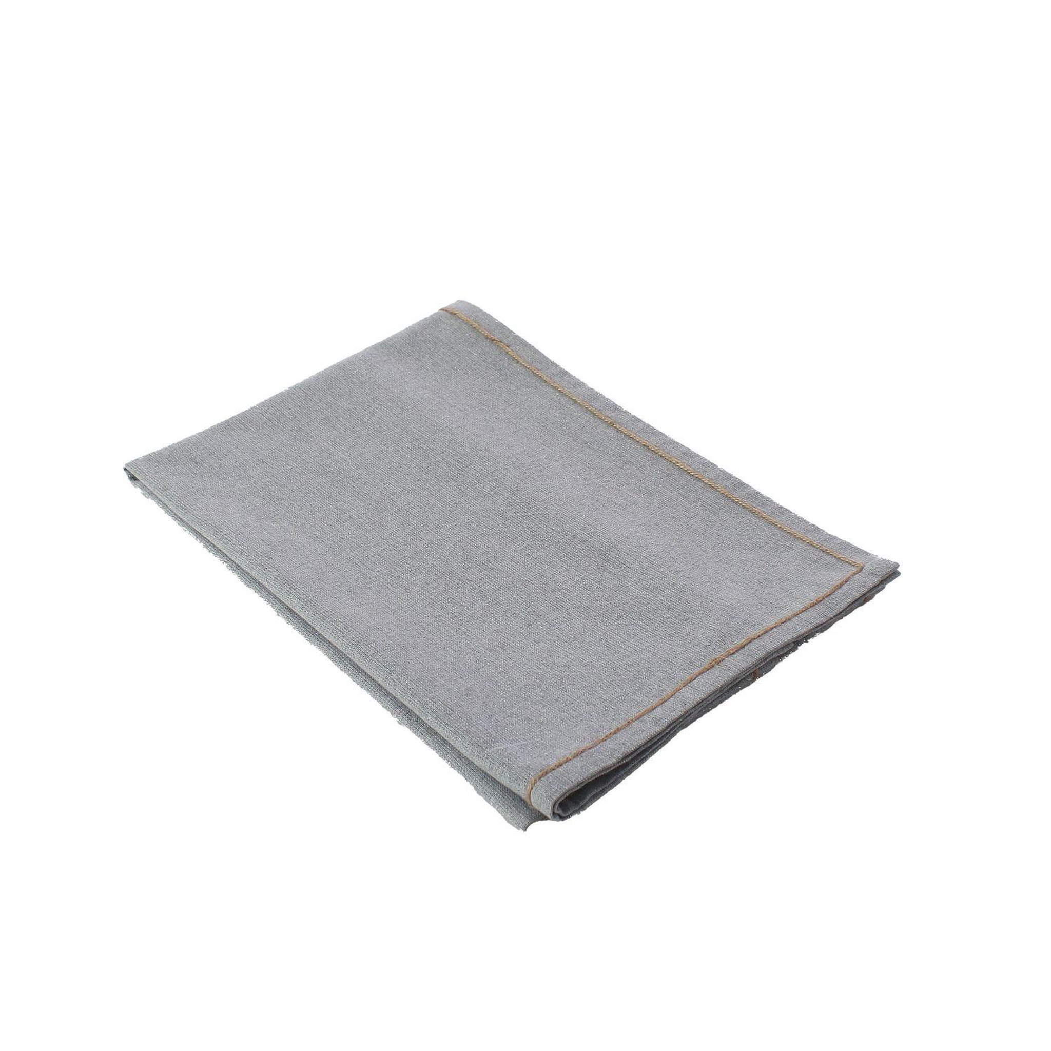 Voir la diapositive 1 : TOILINUX Chemin de table avec bordure jute LINA