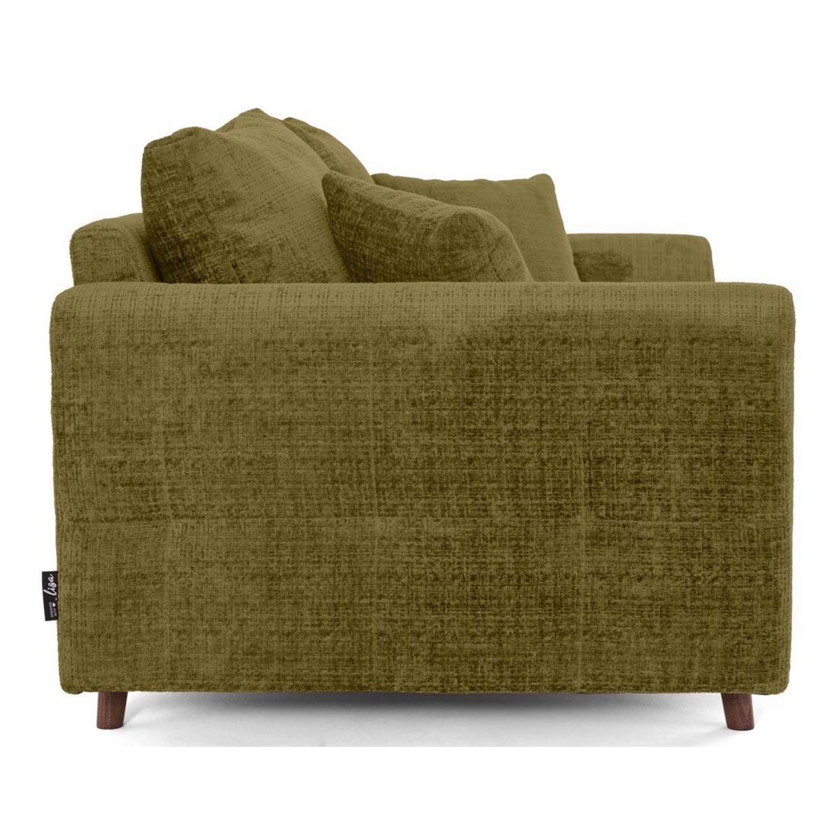 LISA DESIGN Rune - canapé droit 2 places en velours texturé