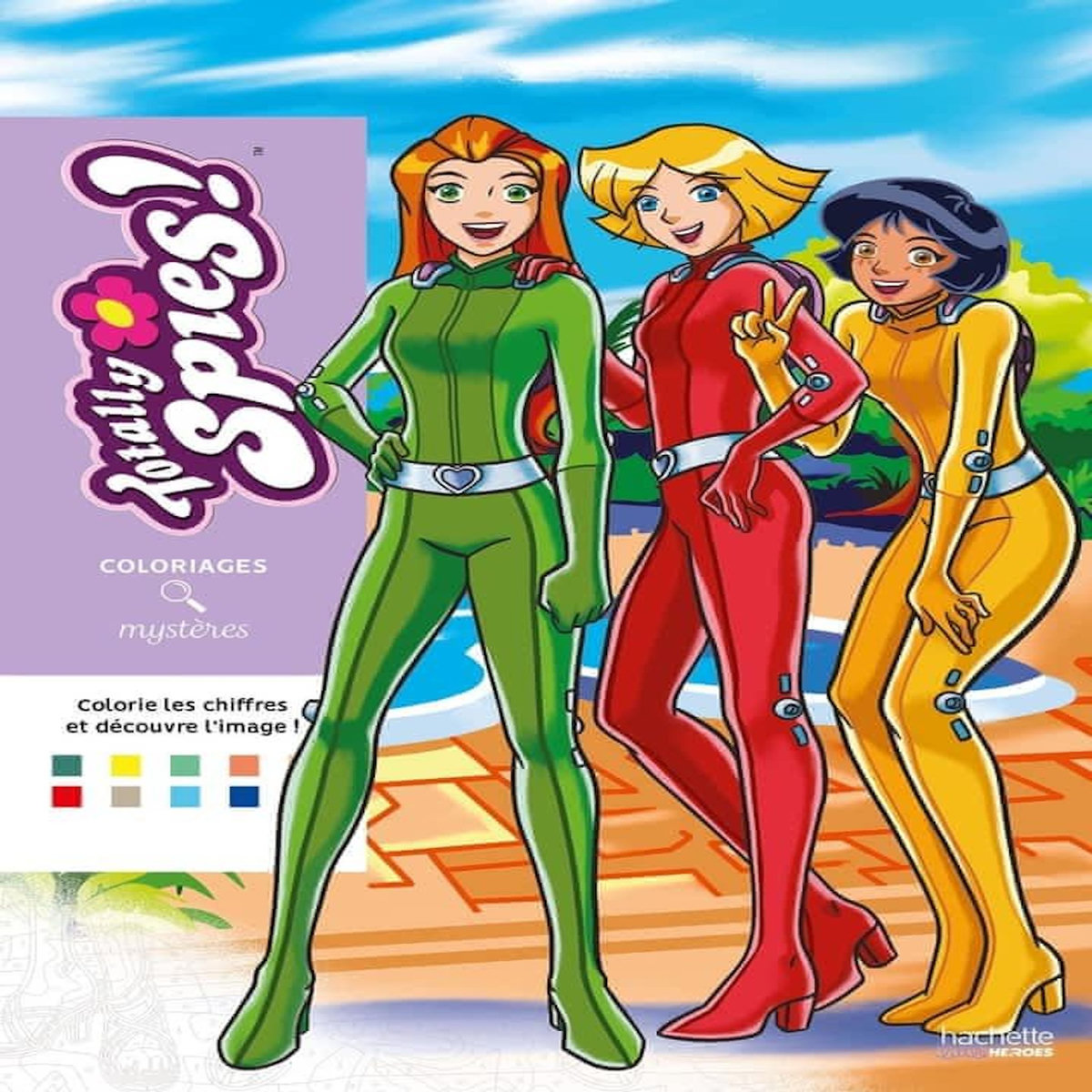 TOTALLY SPIES. COLORIEZ LES CHIFFRES ET DECOUVREZ L'IMAGE !, Dombrofsky Alicia