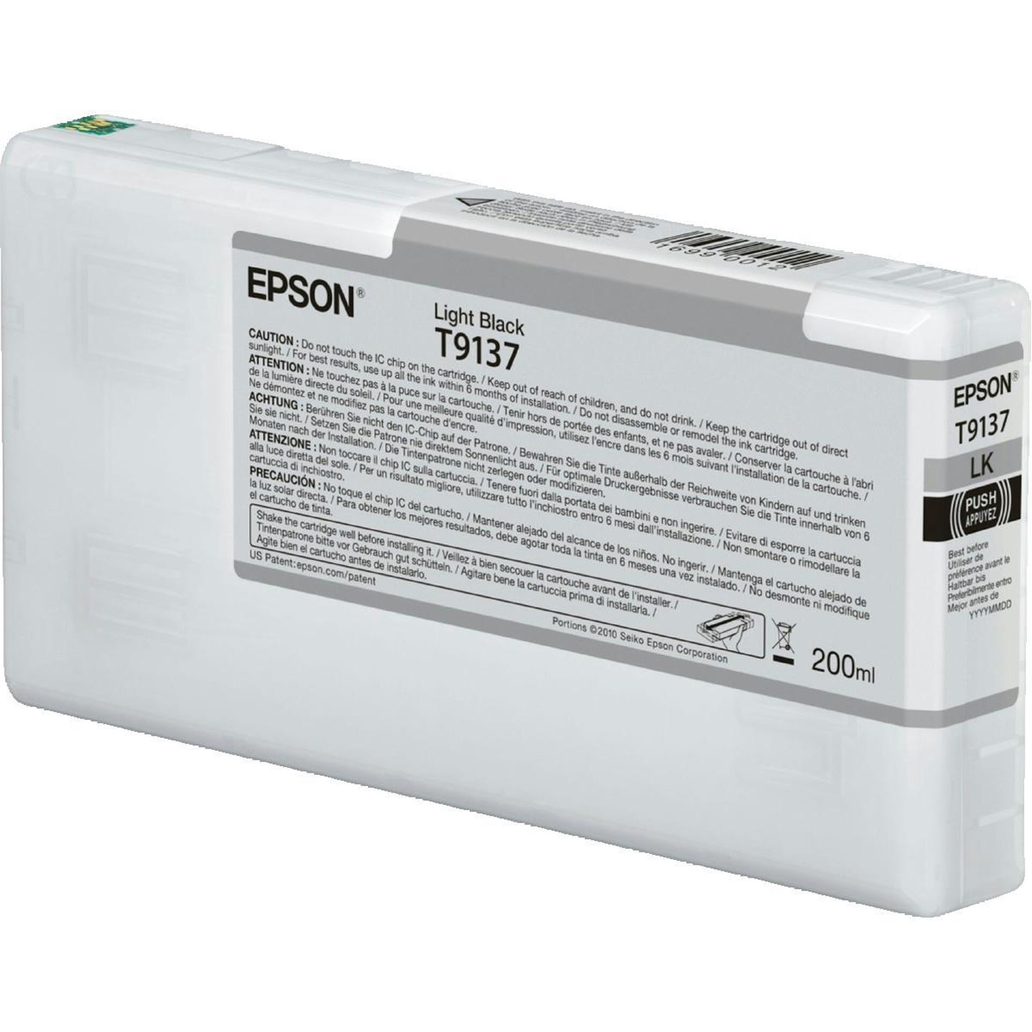 Epson Cartouche d'encre Epson T9137 - 200 ml - noir clair - originale