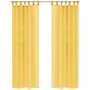 Voir la diapositive 1 : VIDAXL Rideau occultant 2 pcs Voile 140 x 175 cm Jaune