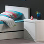 Voir la diapositive 2 : Paris Prix Table de Chevet Enfant  Lara  55cm Blanc