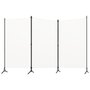 Voir la diapositive 1 : VIDAXL Cloison de separation 3 panneaux Blanc 260x180 cm Tissu