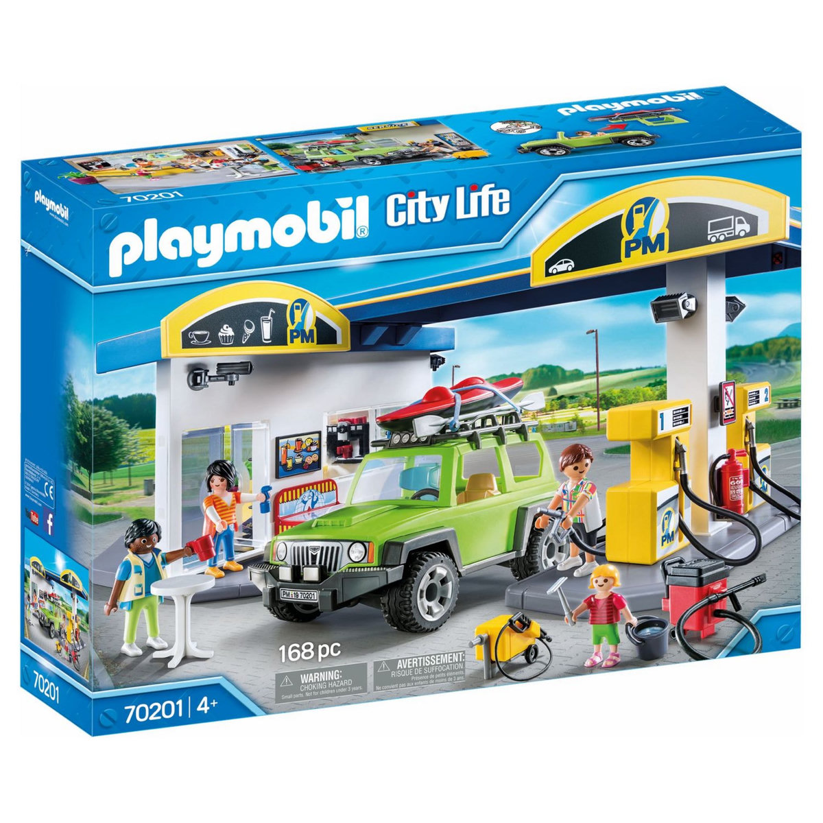 PLAYMOBIL 70201 - City Life - Station essence 