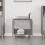 Voir la diapositive 3 : VIDAXL Meuble d'evier sonoma gris 58x33x60 cm bois d'ingenierie