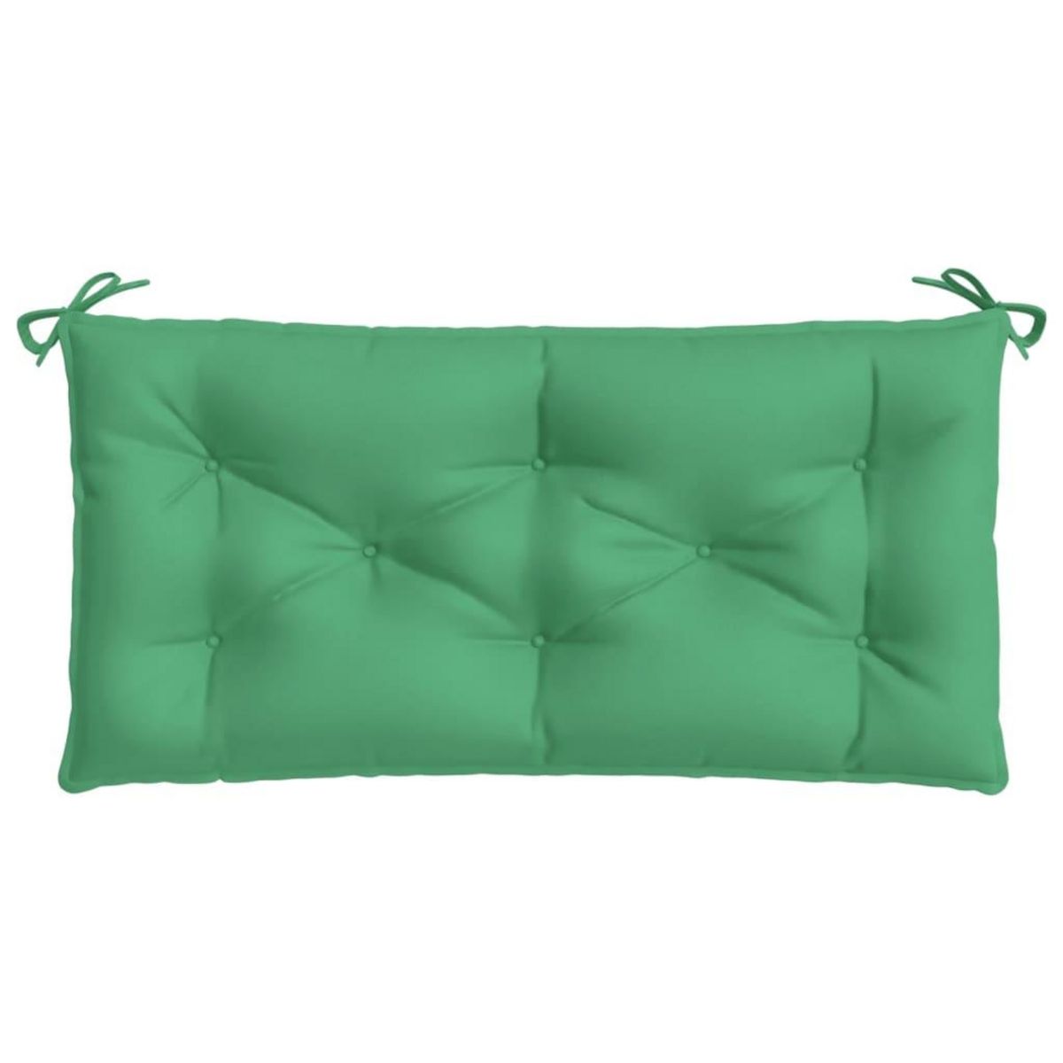 VIDAXL Coussin de banc de jardin vert 100x50x7 cm tissu oxford