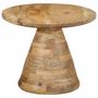 Voir la diapositive 3 : VIDAXL Table d'appoint Ø50x40 cm bois de manguier massif