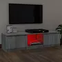 VIDAXL Meuble TV avec lumieres LED Sonoma gris 140x40x35,5 cm