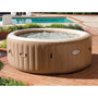 Voir la diapositive 2 : INTEX Spa gonflable PureSpa Sahara rond Bulles 4 places + Couverture thermique - Intex