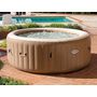 Voir la diapositive 2 : INTEX Spa gonflable PureSpa Sahara rond Bulles 4 places + Couverture thermique - Intex