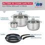 Voir la diapositive 2 : ELO Ensemble de 2 Poêles de cuisson 24 et 28 cm et 3 faitouts 12, 20 et 24 cm Elo Prima Brillant