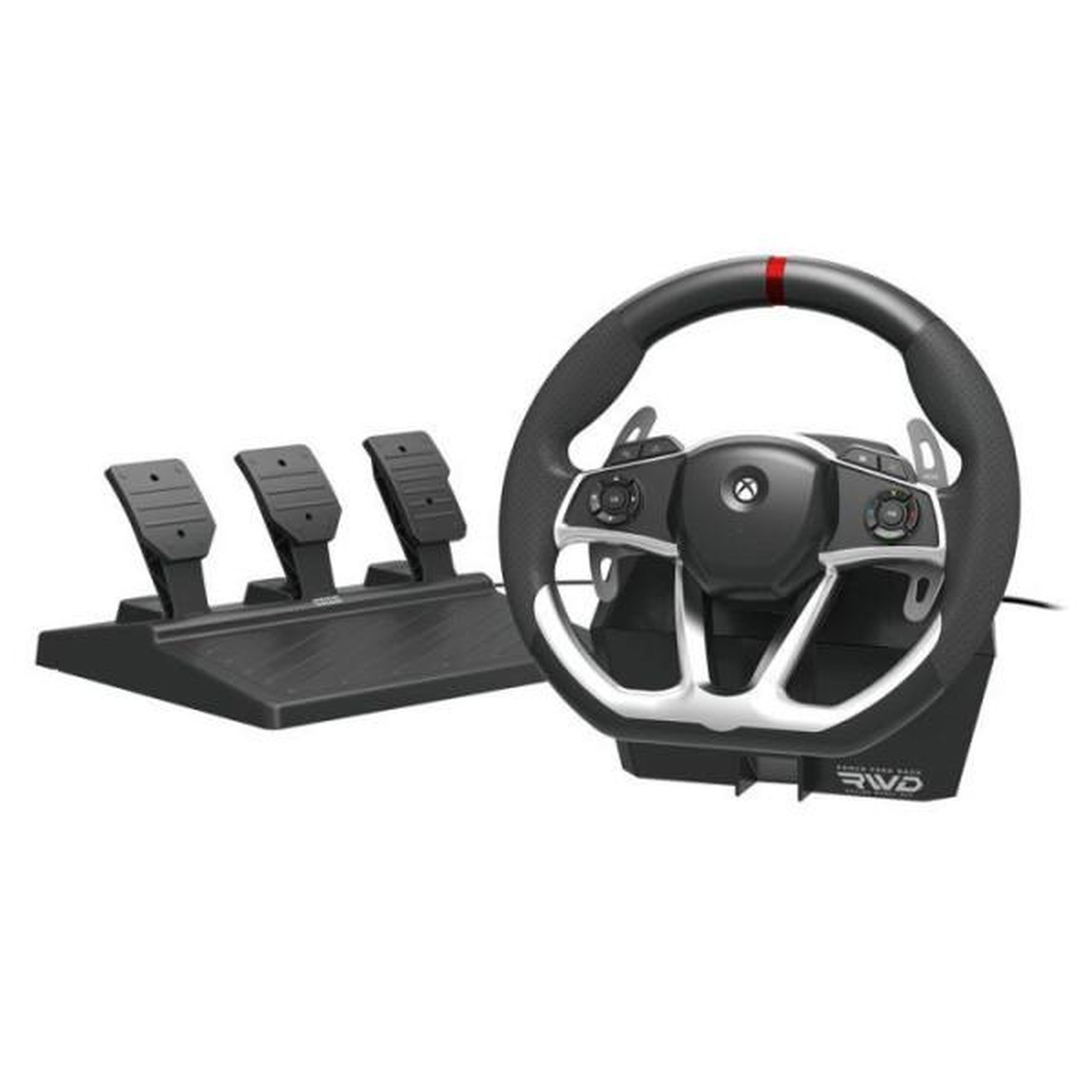 Voir la diapositive 2 : HORI Volant de Course - DLX - Force Feedback - Compatible Xbox Series X|S - Pédales a taille réelle - Serrage robuste
