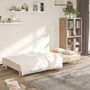 Voir la diapositive 3 : VIDAXL Canape-lit a 2 places avec deux oreillers creme tissu