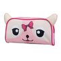 Bagtrotter BAGTROTTER Trousse scolaire rectangulaire Kids Rose Chiot