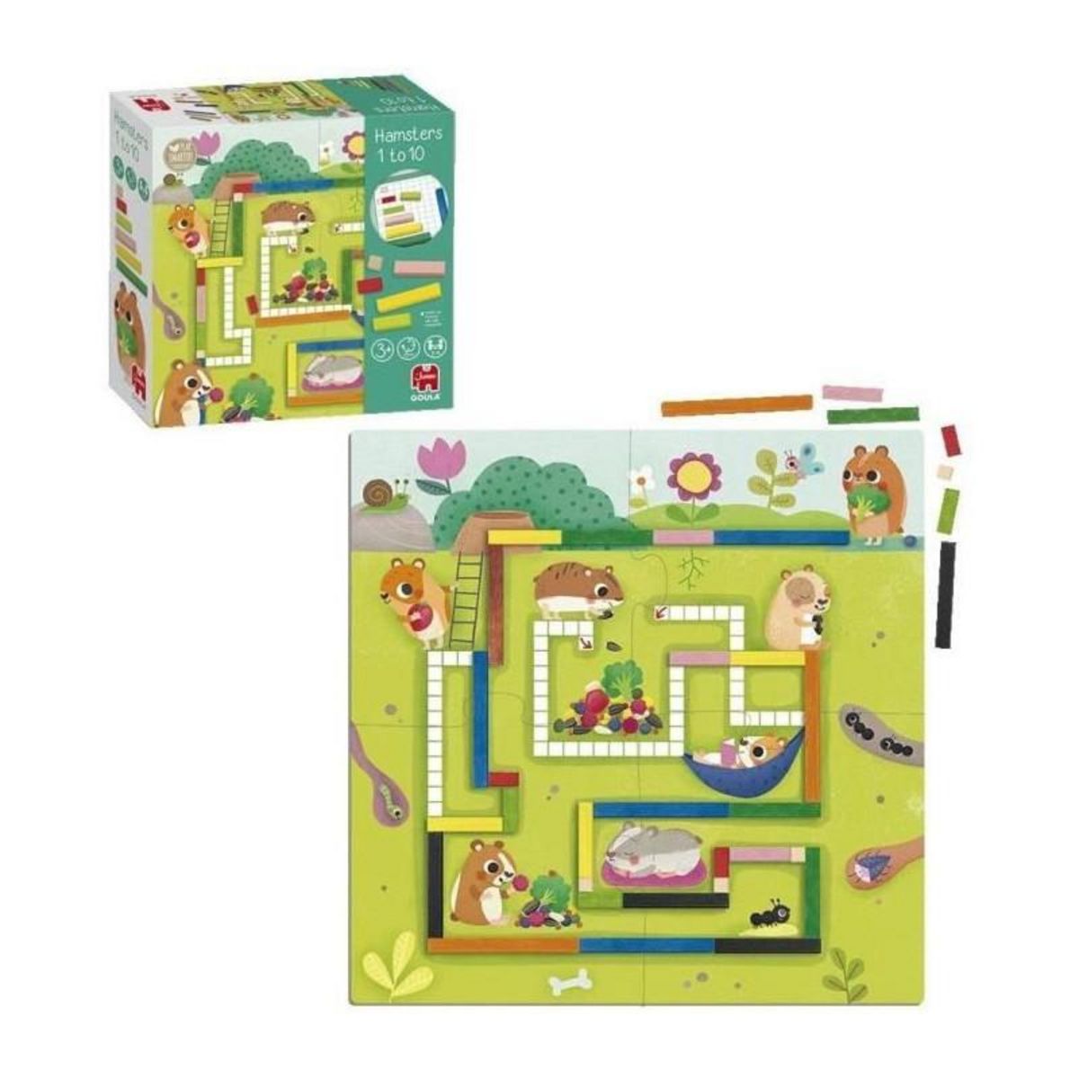 Goula Jeu éducatif - GOULA - 1-10 Maths - Aide les hamsters a constituer leurs provisions pour l'hiver
