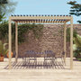 Voir la diapositive 3 : SWEEEK Pergola bioclimatique aluminium lames orientables 3x3m V2 Triomphe