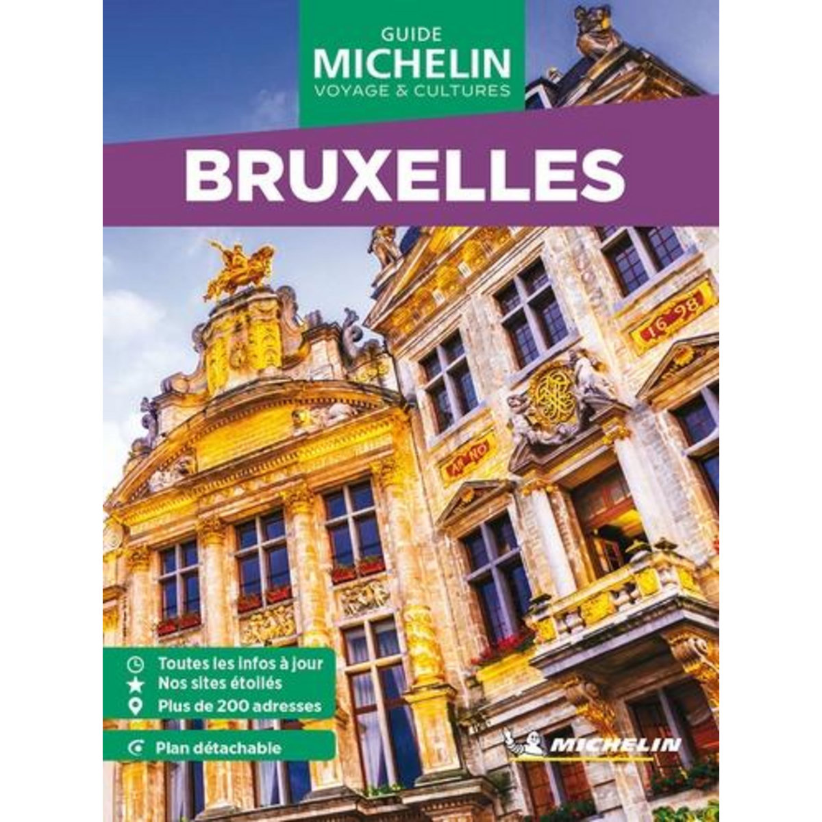 BRUXELLES. EDITION 2024. AVEC 1 PLAN DETACHABLE, Michelin