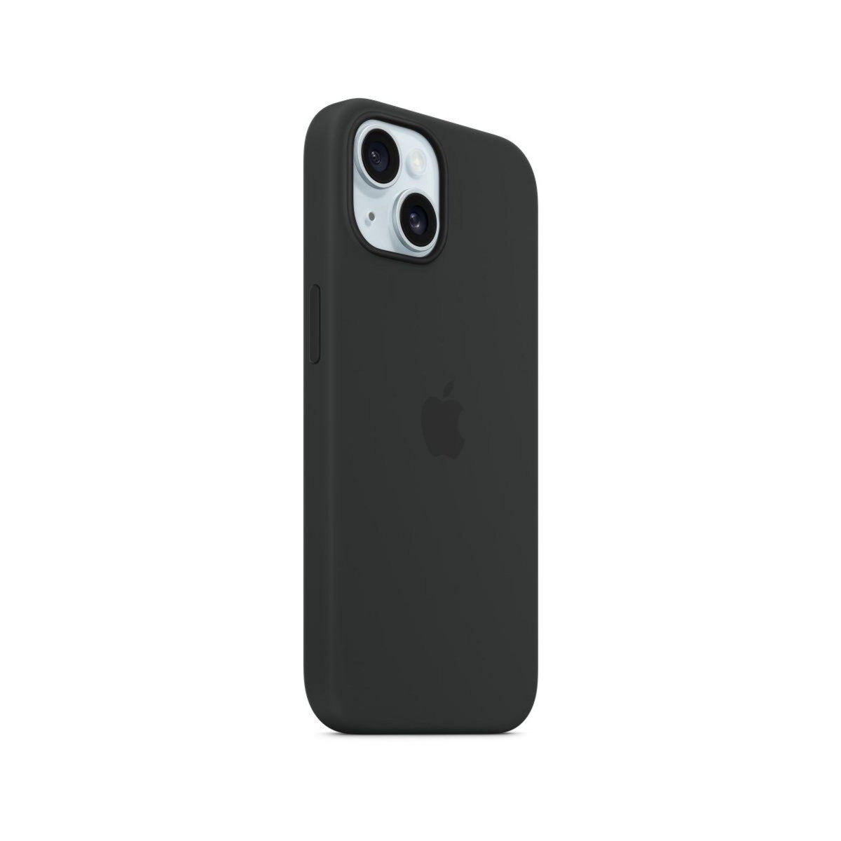 APPLE Coque iPhone 15 MagSafe silicone Noir