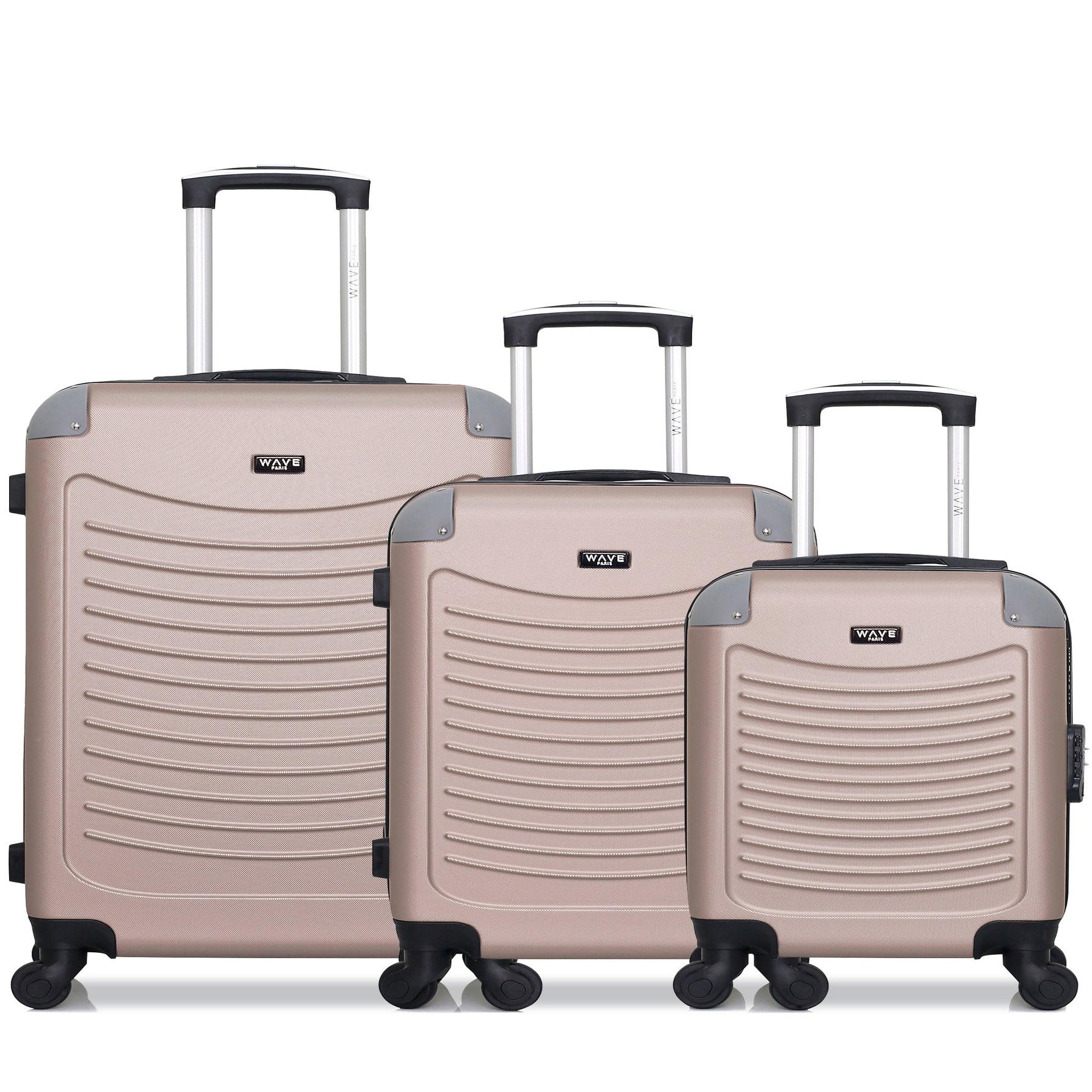WAVE PARIS Wave paris - lot de 3 - valise weekend, valise cabine et valise cabine xxs congo