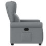 Voir la diapositive 4 : VIDAXL Fauteuil inclinable Gris clair Tissu