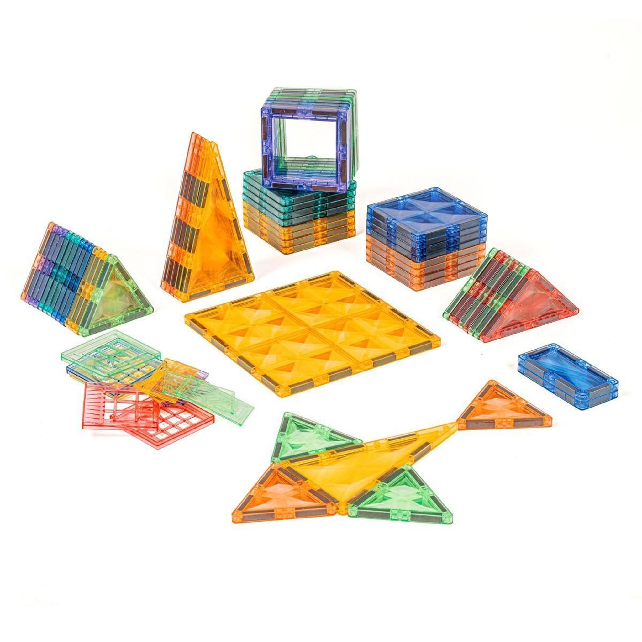 MAGGENIUS Blocs de construction magnétiques — Pastel — 70 pièces