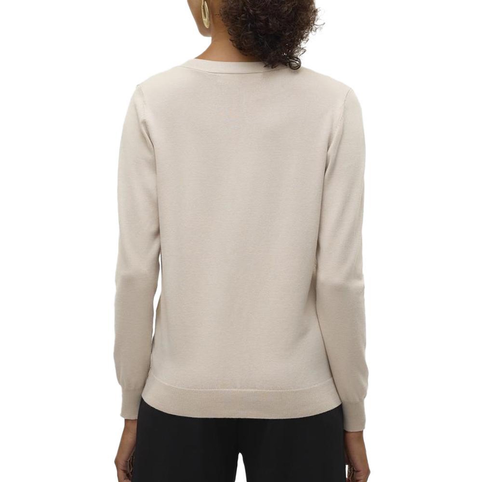 Voir la diapositive 2 : Vero Moda Gilet  Femme Vero Moda Silje V neck Cardigan Moonbeam
