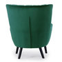 Voir la diapositive 4 : Paris Prix Fauteuil Scandinave Velours  Velvet  94cm Vert