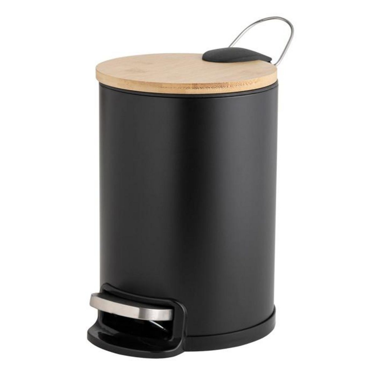 Paris Prix Poubelle de Salle de Bain  Mobelle  3L Noir