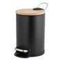 Voir la diapositive 2 : Paris Prix Poubelle de Salle de Bain  Mobelle  3L Noir