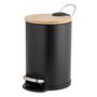 Voir la diapositive 2 : Paris Prix Poubelle de Salle de Bain  Mobelle  3L Noir