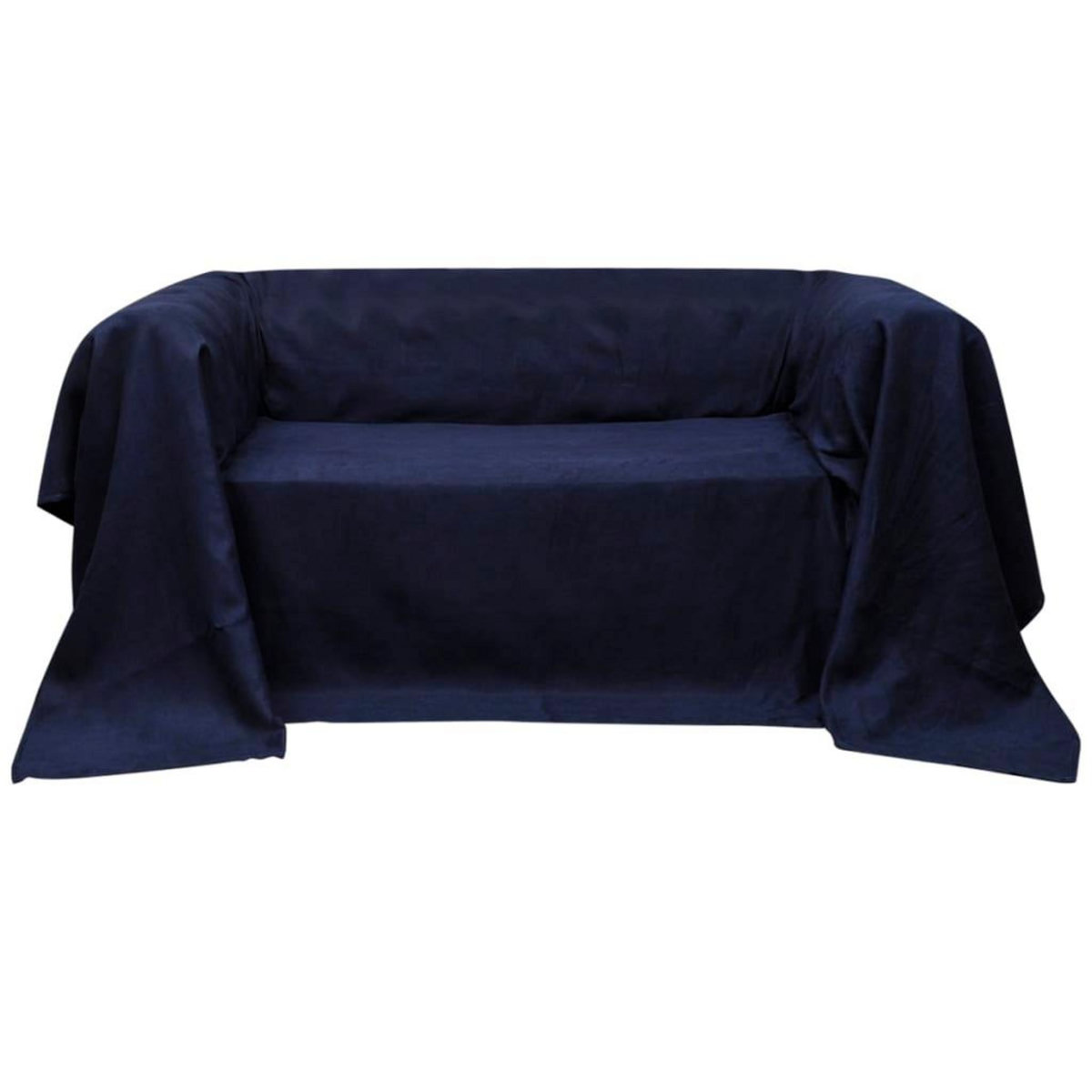 VIDAXL Housse de canape Micro-suede Bleu marine 210x280 cm
