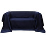 Voir la diapositive 1 : VIDAXL Housse de canape Micro-suede Bleu marine 210x280 cm