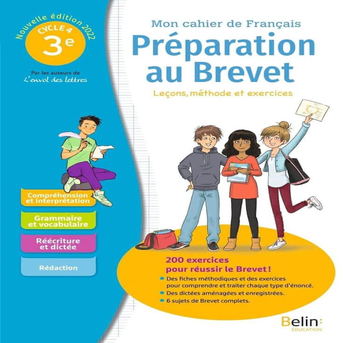 PREPARATION AU BREVET, 3E CYCLE 4. LECONS, METHODE ET EXERCICES, EDITION 2022, Randanne Florence