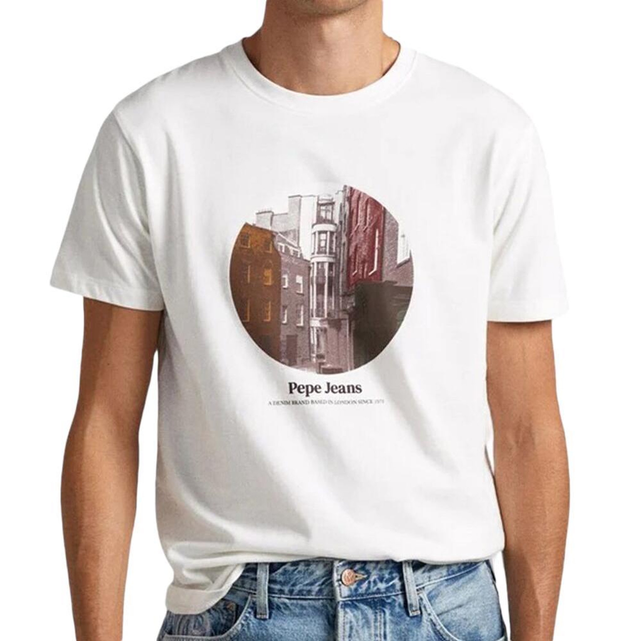 Voir la diapositive 1 : Pepe Jeans T-shirt Blanc Homme Pepe jeans Kervin