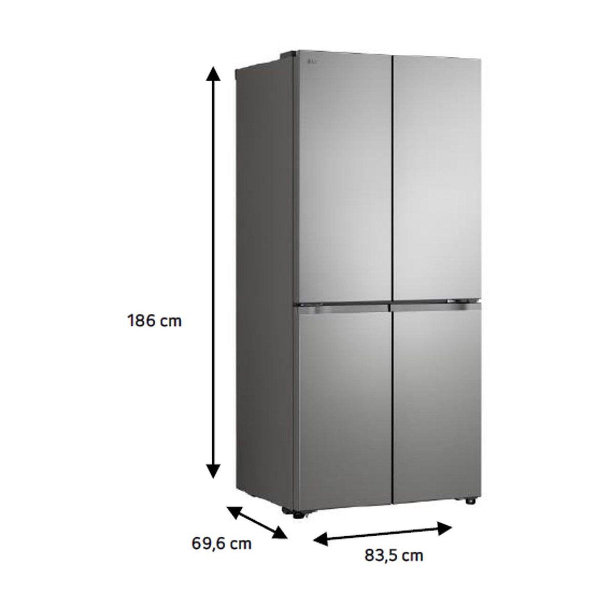 Voir la diapositive 5 : LG Réfrigérateur multi portes gmbs30sepy