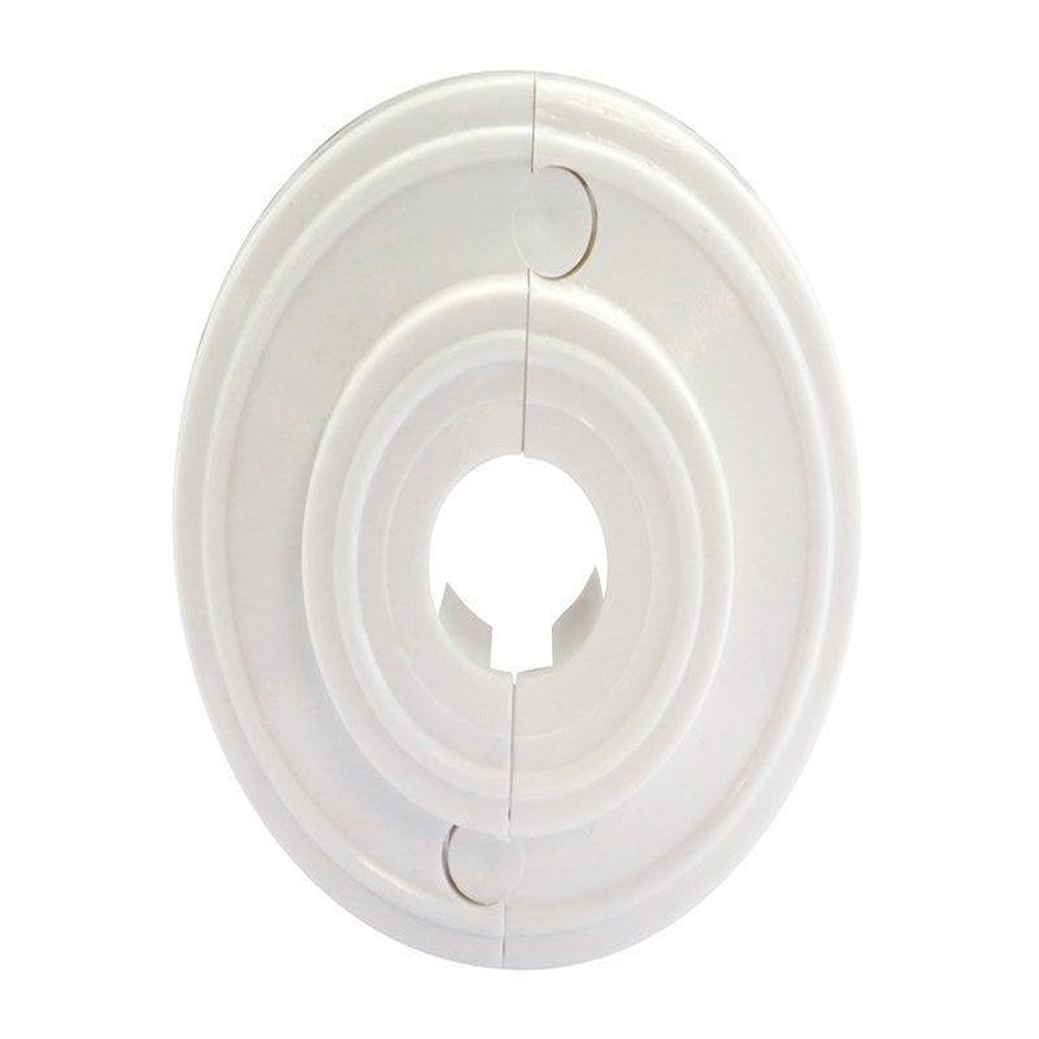 CENTRALE BRICO Rosace de finition blanche diam. 14 mm