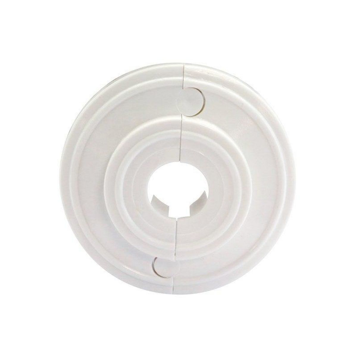 CENTRALE BRICO Rosace de finition blanche diam. 14 mm