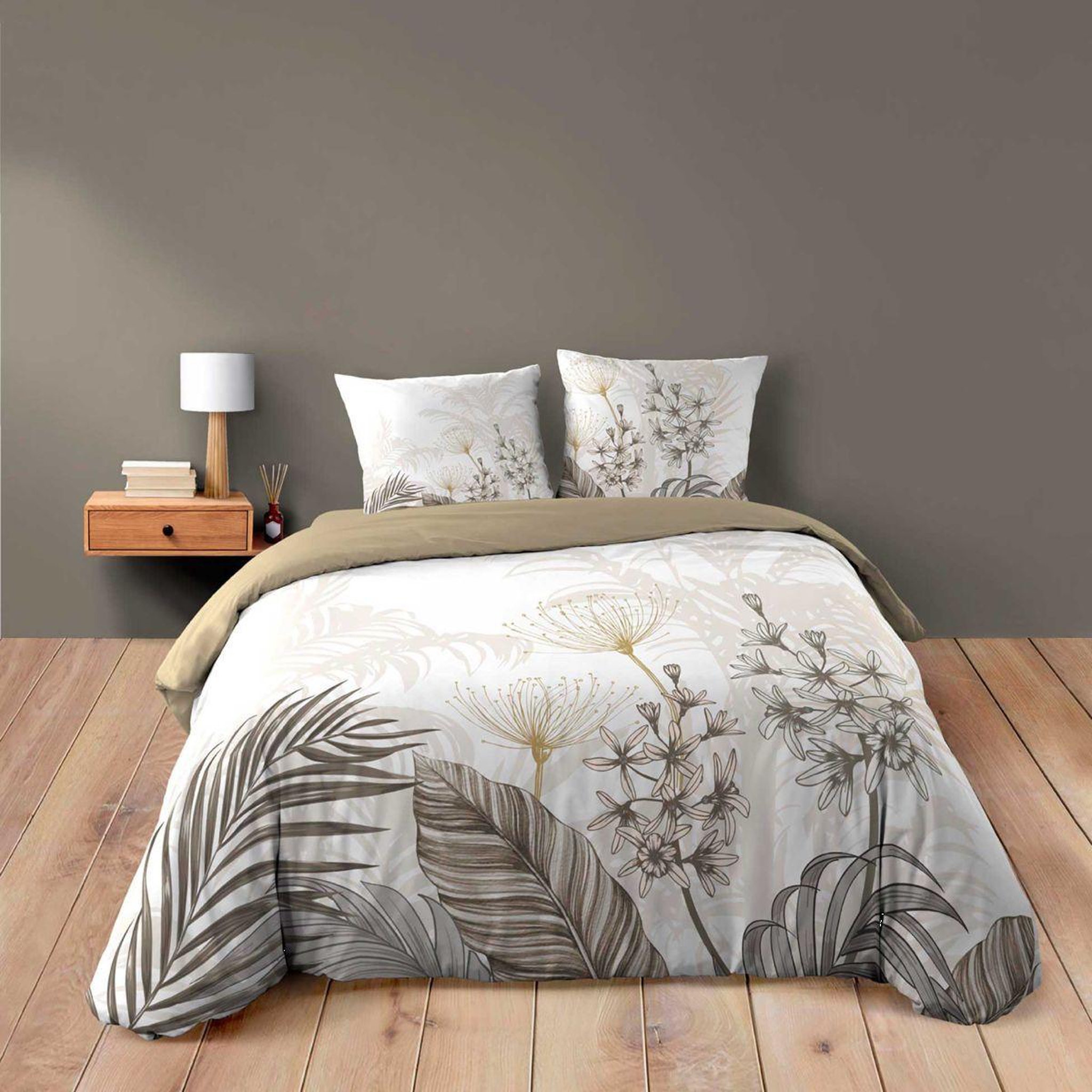 Douceur d'Intérieur Parure de lit 3 pièces  bastille  240x220cm multicolore