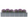 Voir la diapositive 2 : VIDAXL Lit sureleve de jardin Acier galvanise 480x80x77 cm Gris