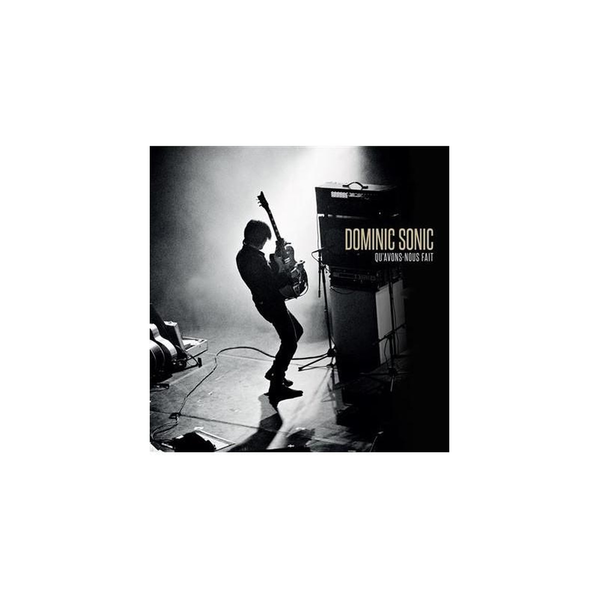 Vinyle album dominic sonic qu'avons-nous fait pop rock 11 titres