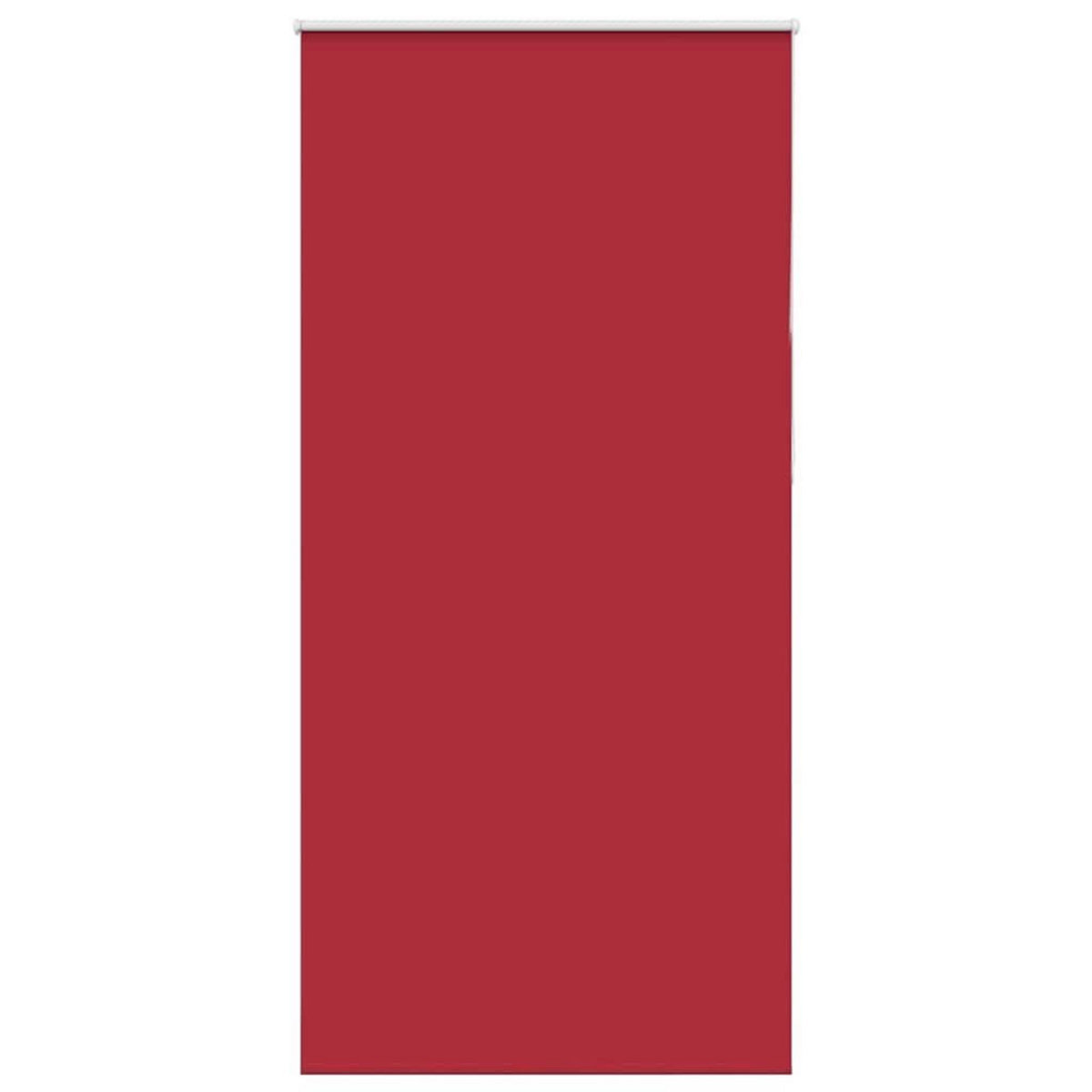VIDAXL Store enrouleur occultant rouge largeur du tissu 110,7 cm